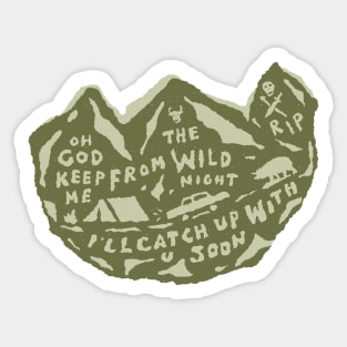 The Wild Night Sticker